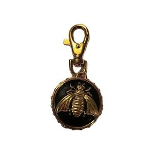 RARE Joan Rivers Bee "The Buzz Around Town" Purse Charm Black‎ & Gold